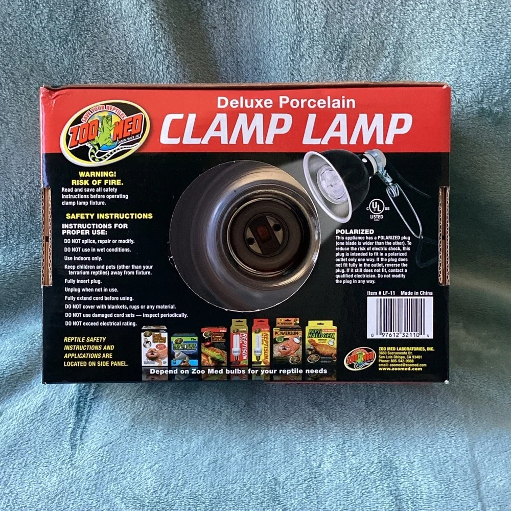 Zoo Med Clamp Lamp and Infrared Spot Bulb